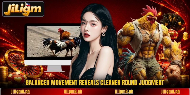 Balanced movement reveals cleaner round judgment