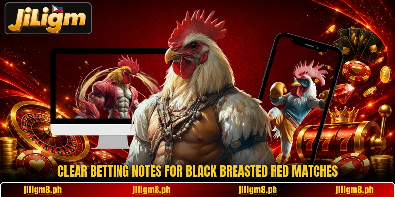 Clear betting notes for Black Breasted Red matches