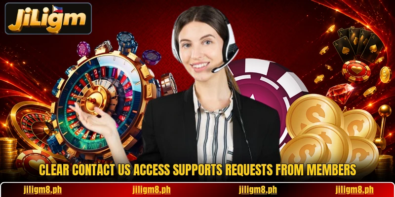 Clear contact us access supports requests from members Clear contact us access supports requests from members