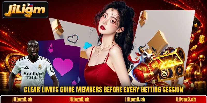Clear limits guide members before every betting session