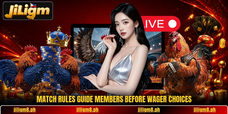Match rules guide members before wager choices Match rules guide members before wager choices