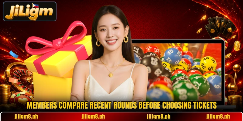 Members compare recent rounds before choosing tickets